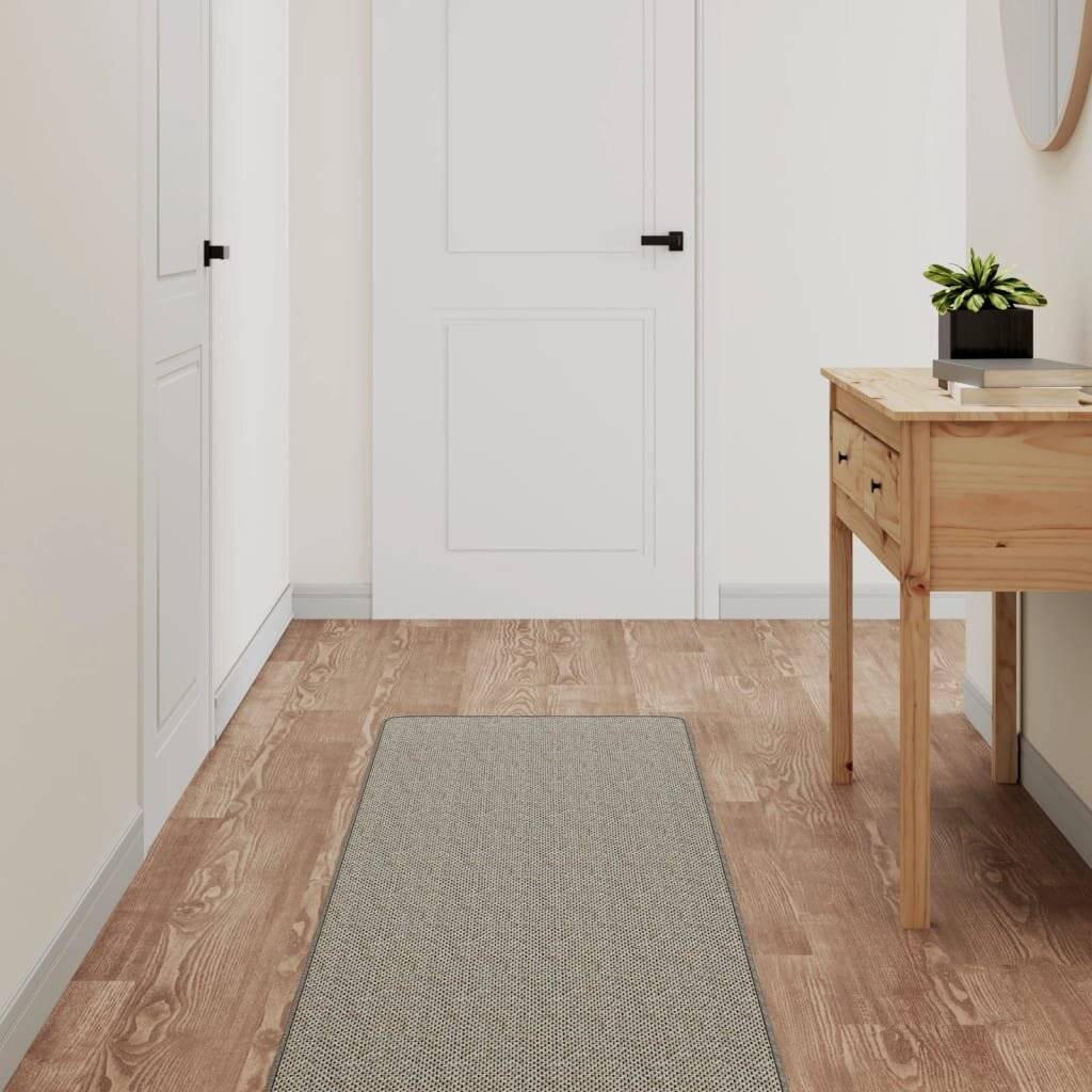 Teppichläufer Sisal-Optik Taupe 50x250 cm-0
