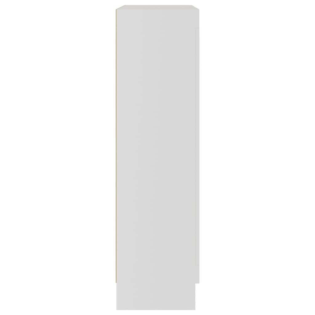 Bücherschrank Weiß 82,5x30,5x115 cm Spanplatte-6