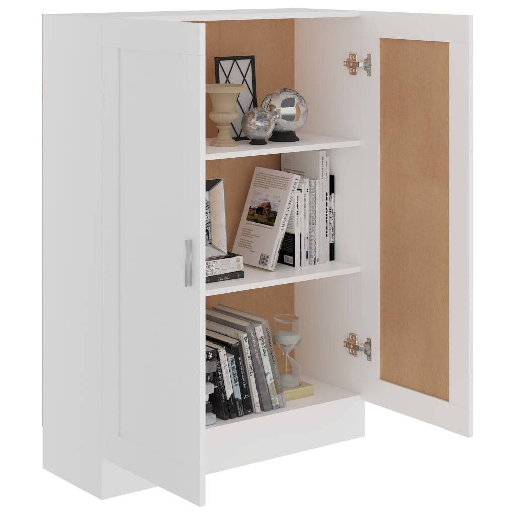 Bücherschrank Weiß 82,5x30,5x115 cm Spanplatte-3