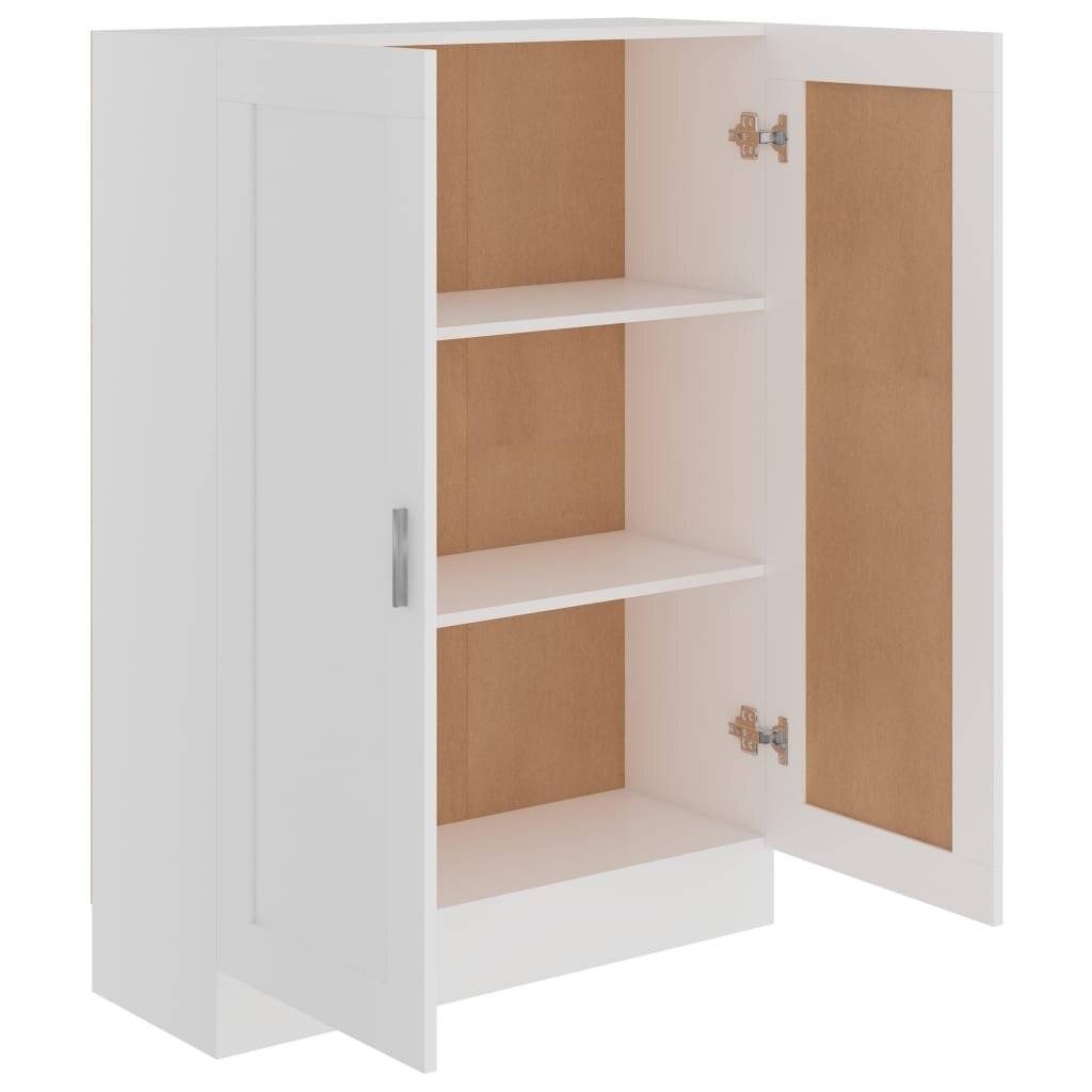 Bücherschrank Weiß 82,5x30,5x115 cm Spanplatte-4