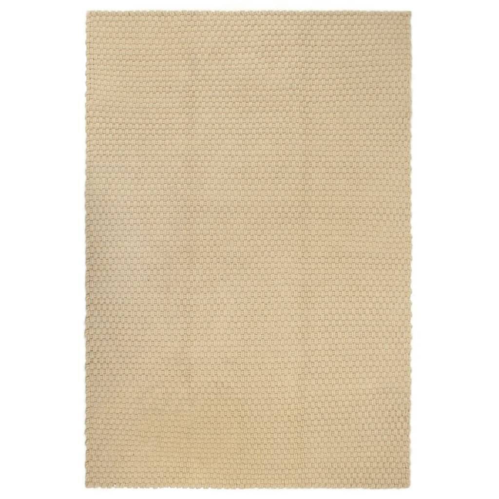 Teppich Rechteckig Natur 160x230 cm Baumwolle-0