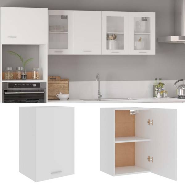 Hängeschrank Weiß 39,5x31x60 cm Spanplatte