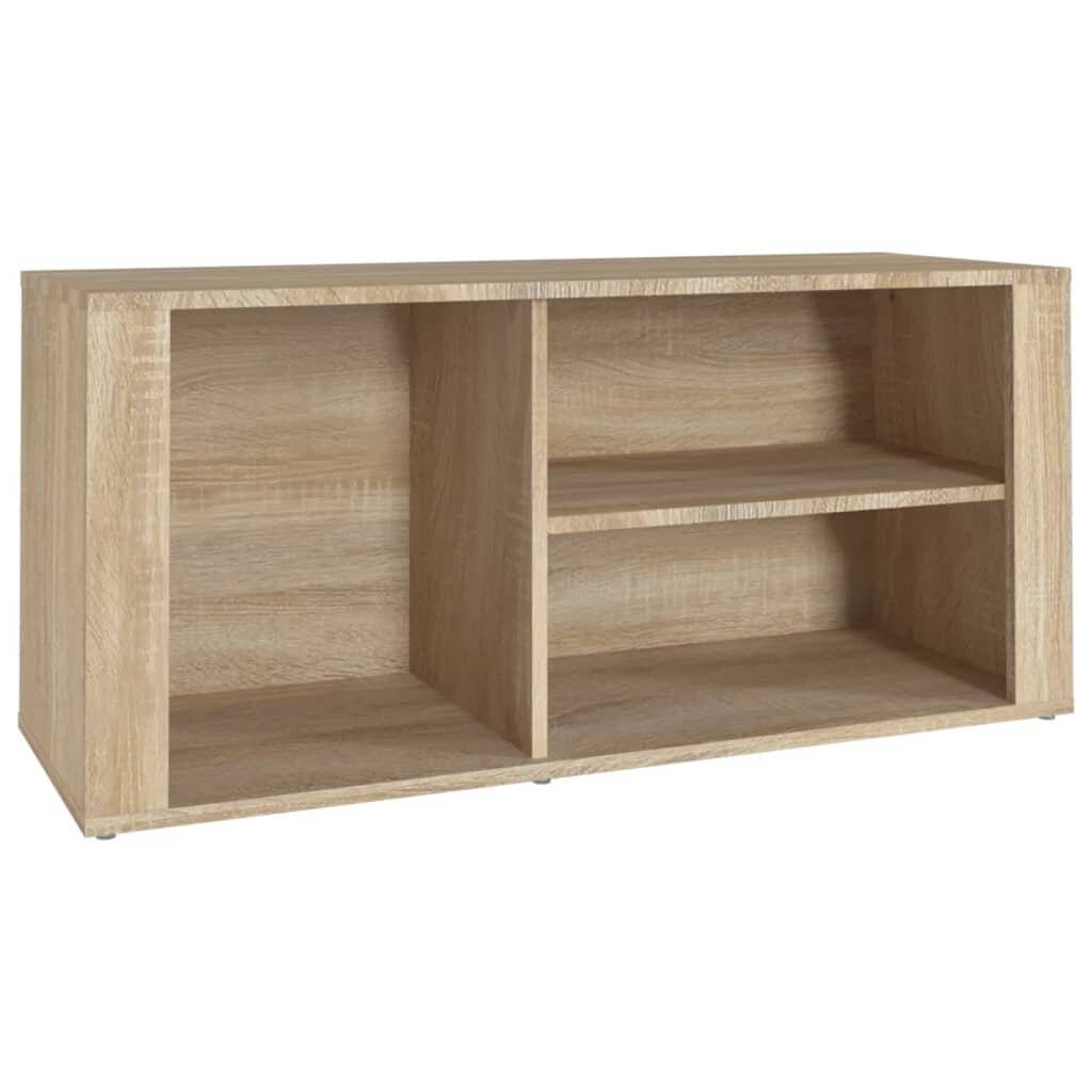 Schuhregal Sonoma-Eiche 100x35x45 cm Holzwerkstoff-1