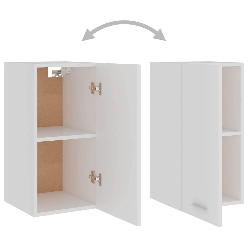 Hängeschrank Weiß 29,5x31x60 cm Spanplatte-4