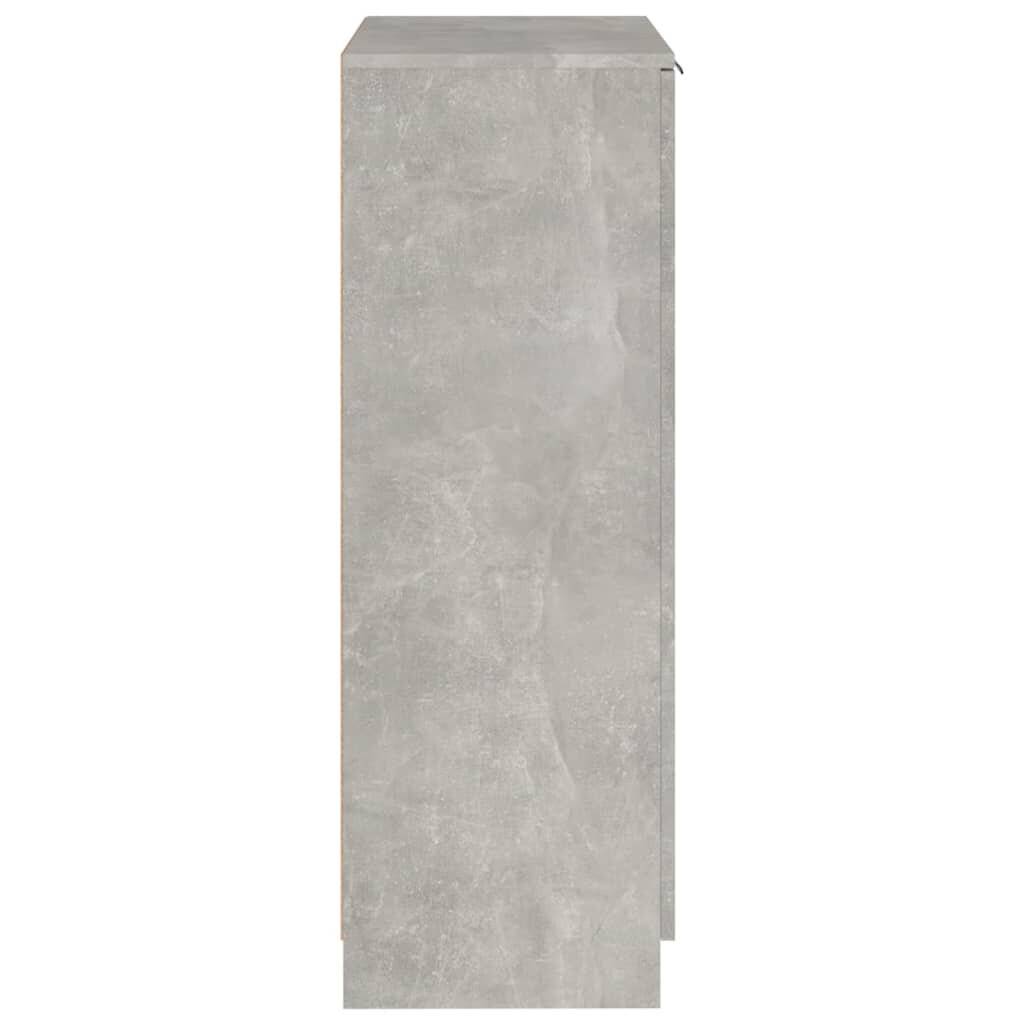 Schuhschrank Betongrau 59x35x100 cm Holzwerkstoff-6