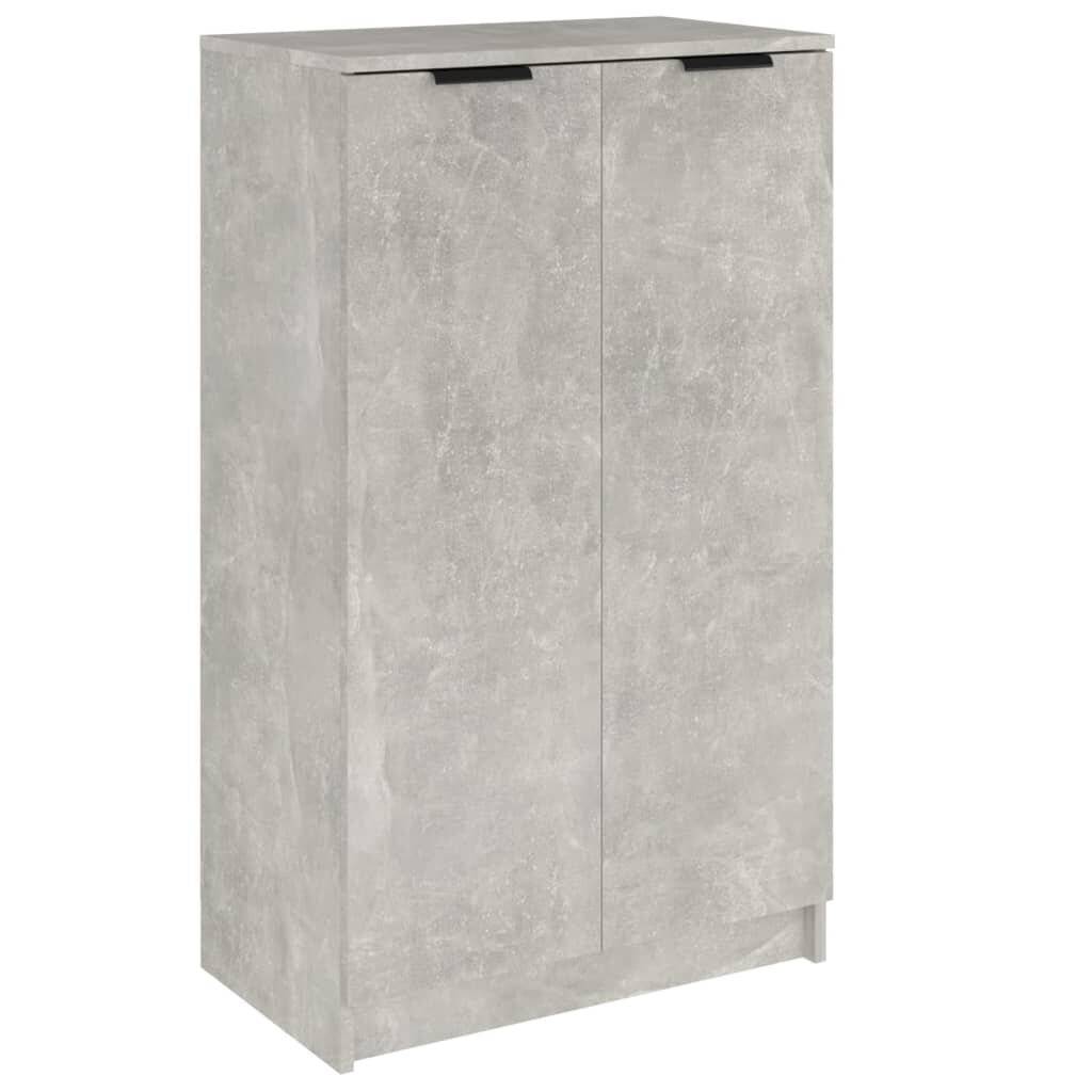 Schuhschrank Betongrau 59x35x100 cm Holzwerkstoff-1