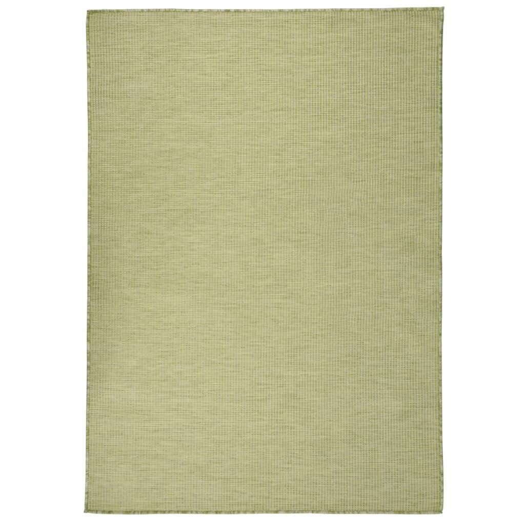 Outdoor-Teppich Flachgewebe 200x280 cm Grün-0