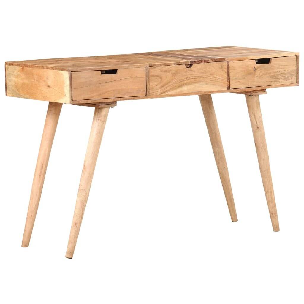 Schminktisch mit Spiegel 112x45x76 cm Akazie Massivholz-2