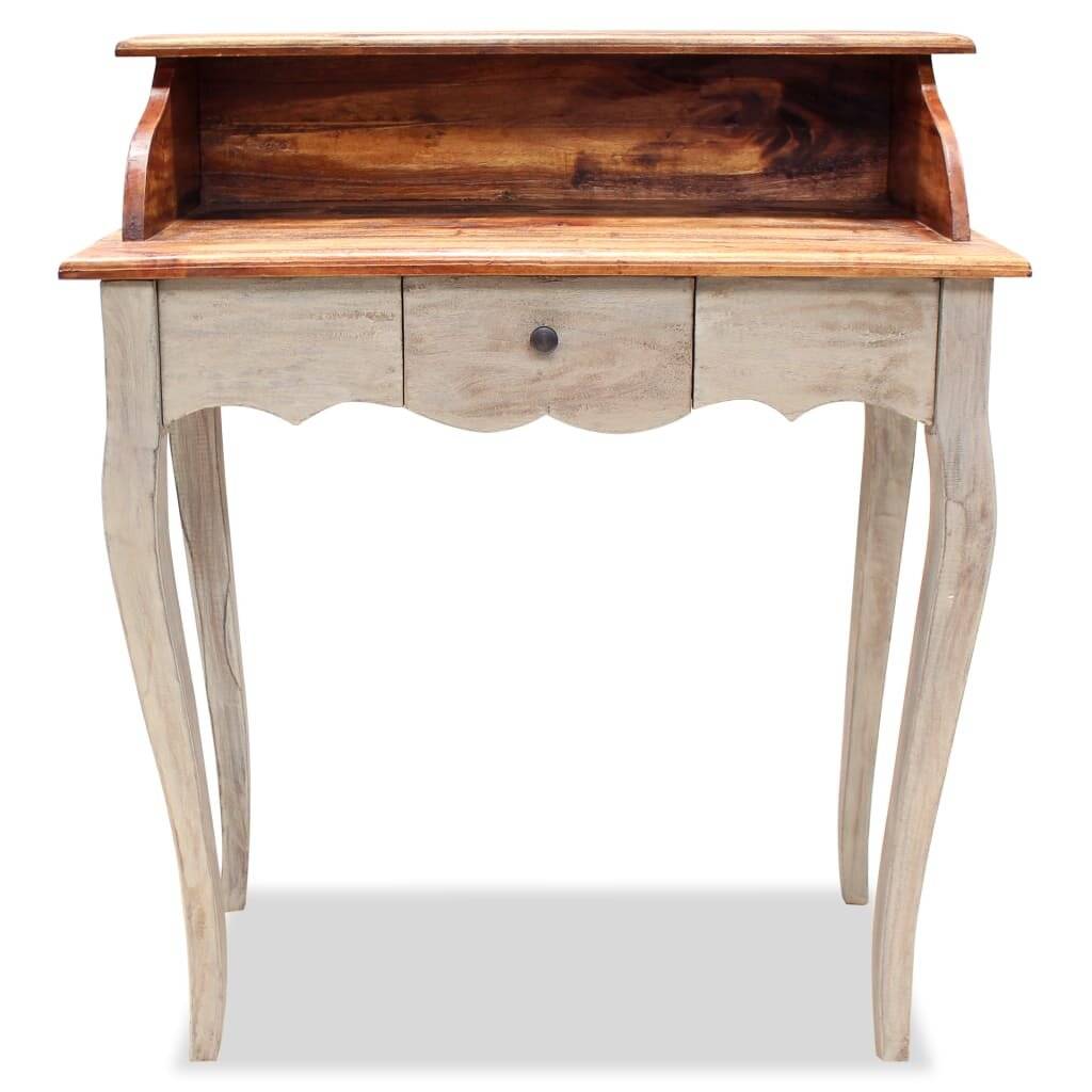 Schreibtisch Altholz Massiv 80 x 40 x 92 cm-1