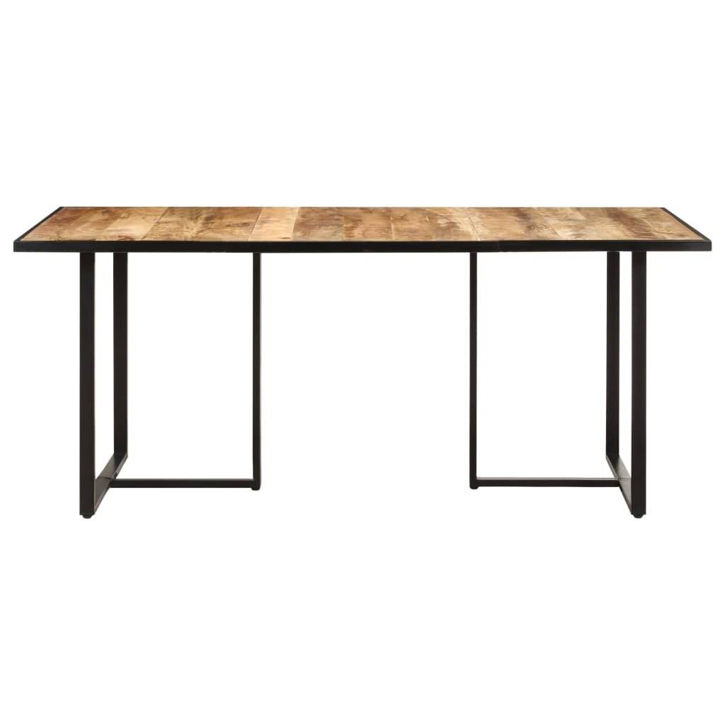 Esstisch 180 cm Raues Mangoholz-2