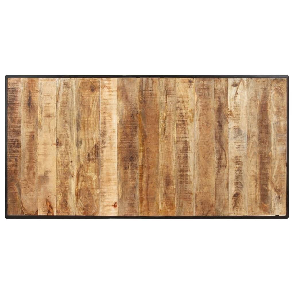 Esstisch 180 cm Raues Mangoholz-3