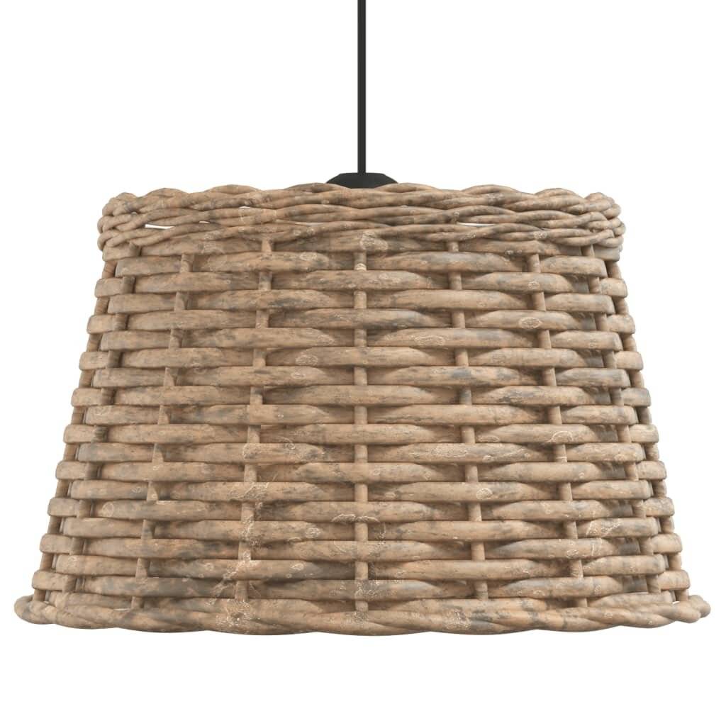 Lampenschirm Braun Ø38x23 cm Korbweide-3