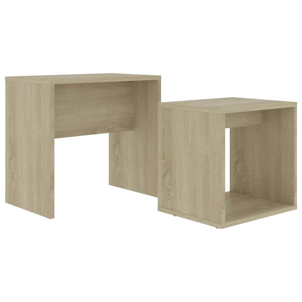 Couchtisch-Set Sonoma-Eiche 48 x 30 x 45 cm Spanplatte-1