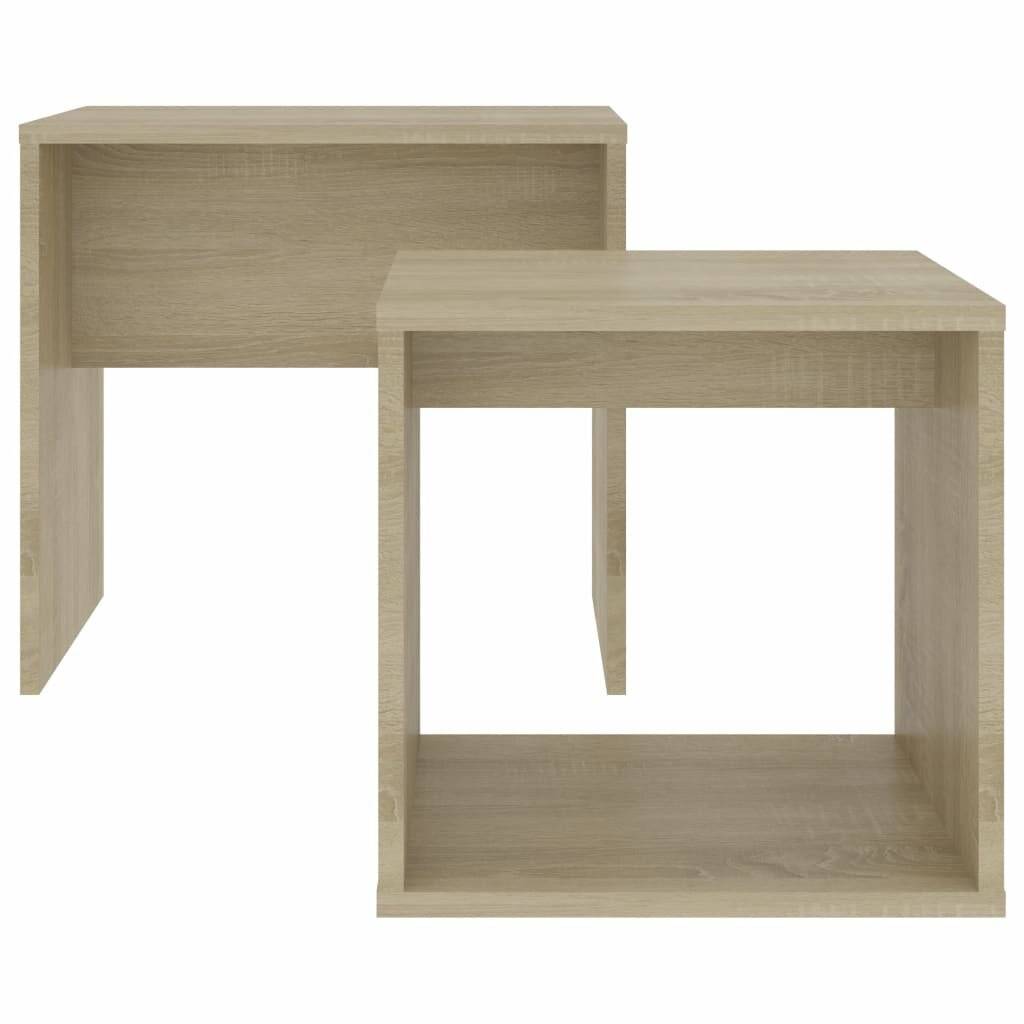 Couchtisch-Set Sonoma-Eiche 48 x 30 x 45 cm Spanplatte-3