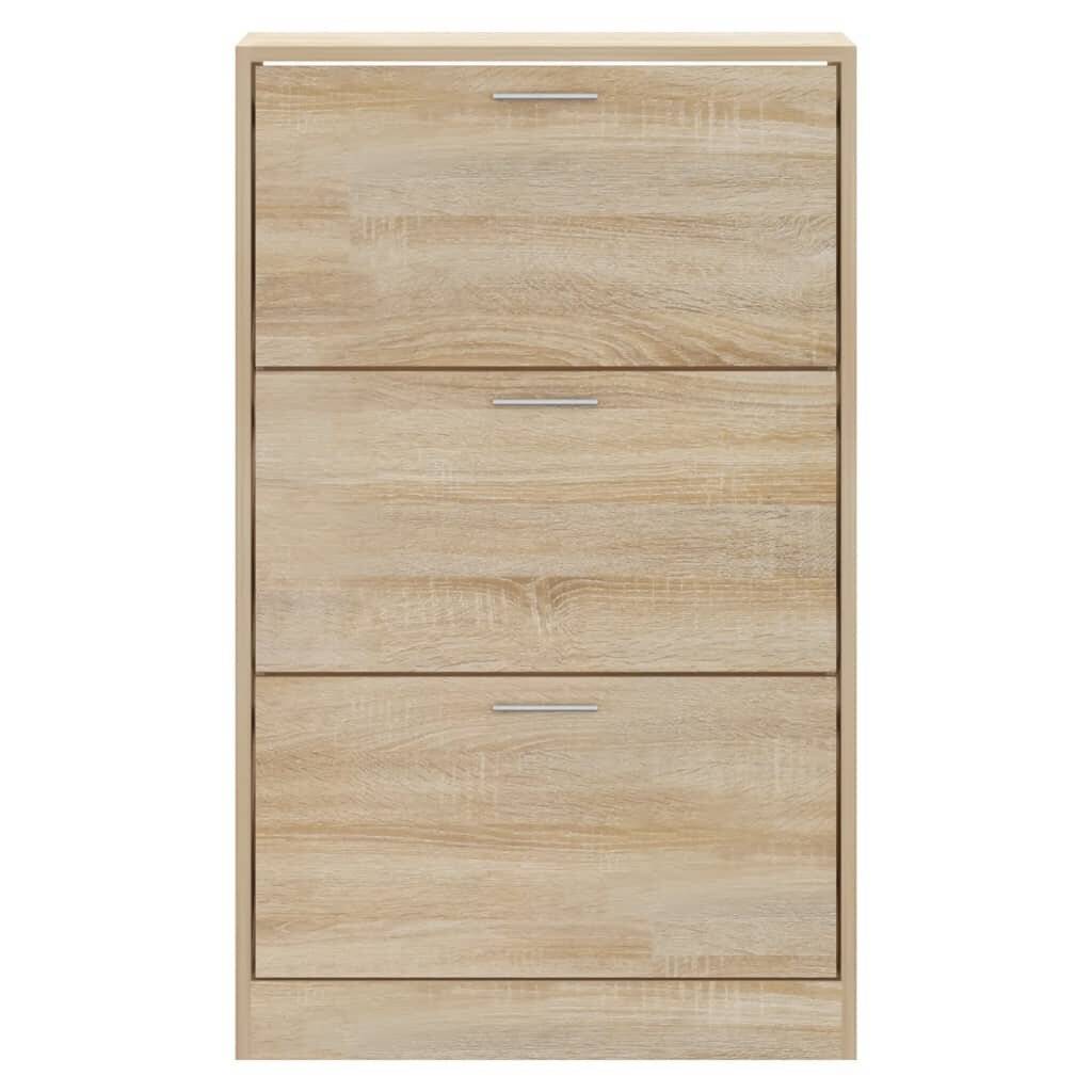 Schuhschrank Sonoma-Eiche 63x24x103 cm Holzwerkstoff-3