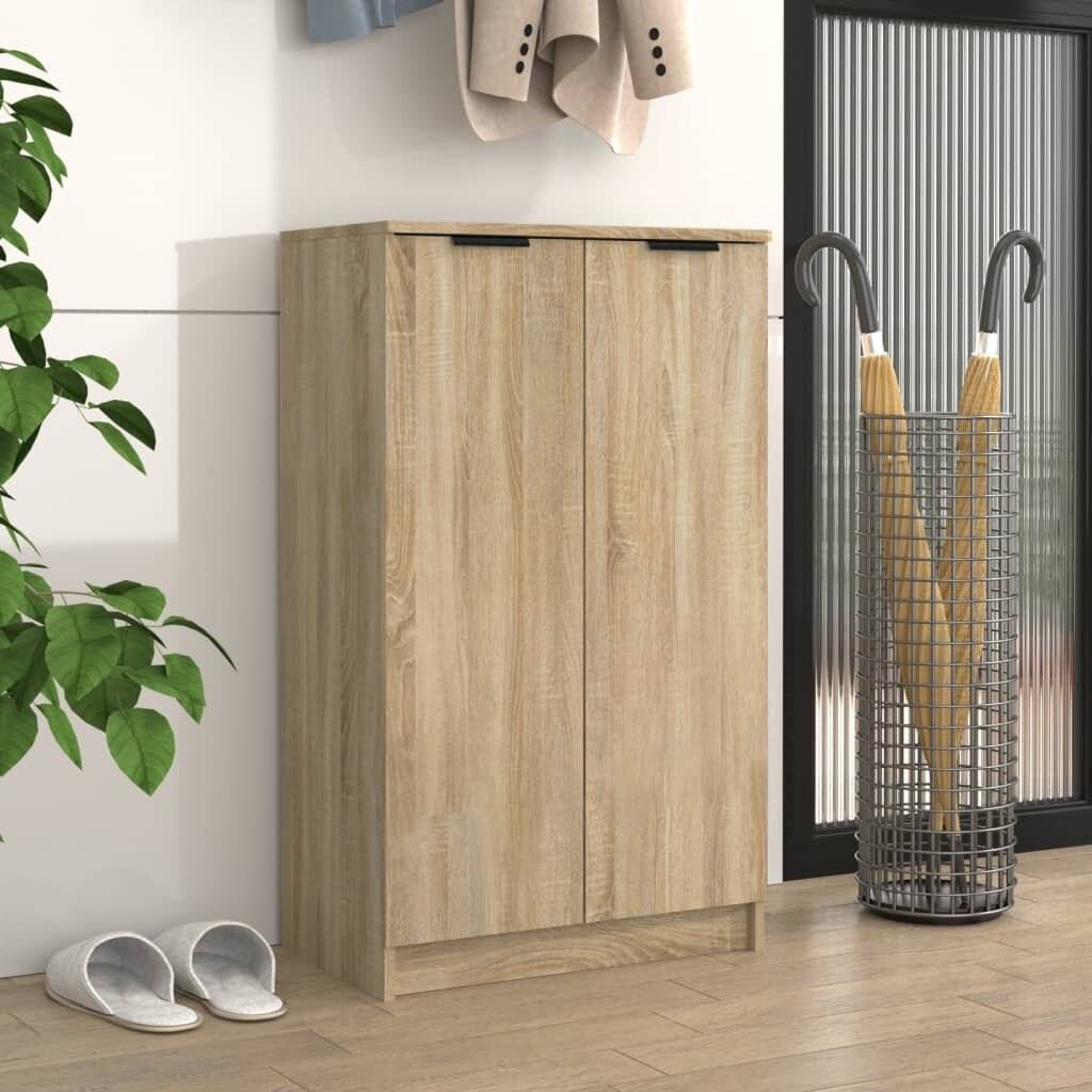 Schuhschrank Sonoma-Eiche 59x35x100 cm Holzwerkstoff-0
