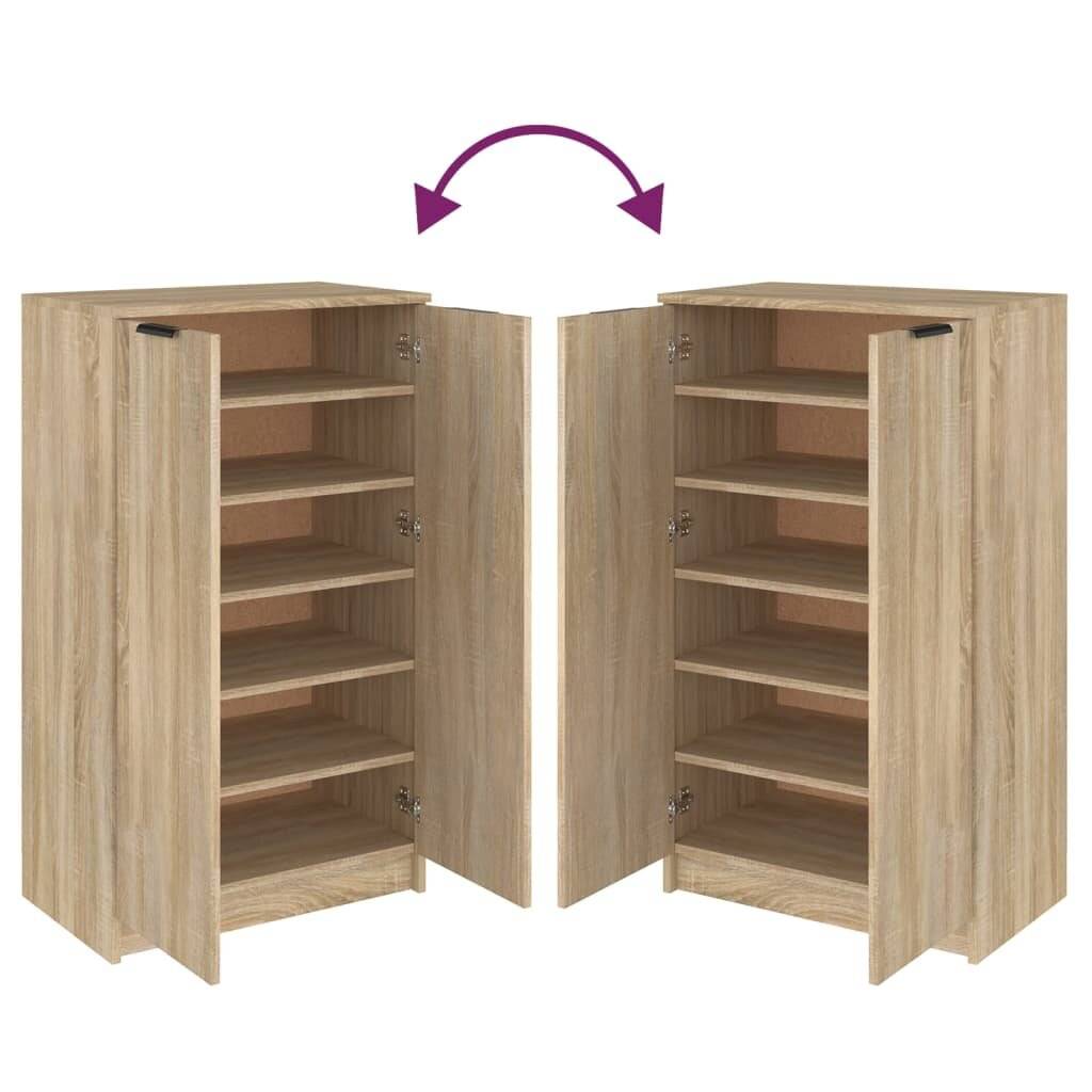 Symbolbild für Schuhschrank Sonoma-Eiche 59x35x100 cm Holzwerkstoff