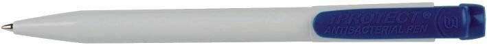 Kugelschreiber iPROTECT blau antibakteriell Q-Connect KF15389 0,7mm-0