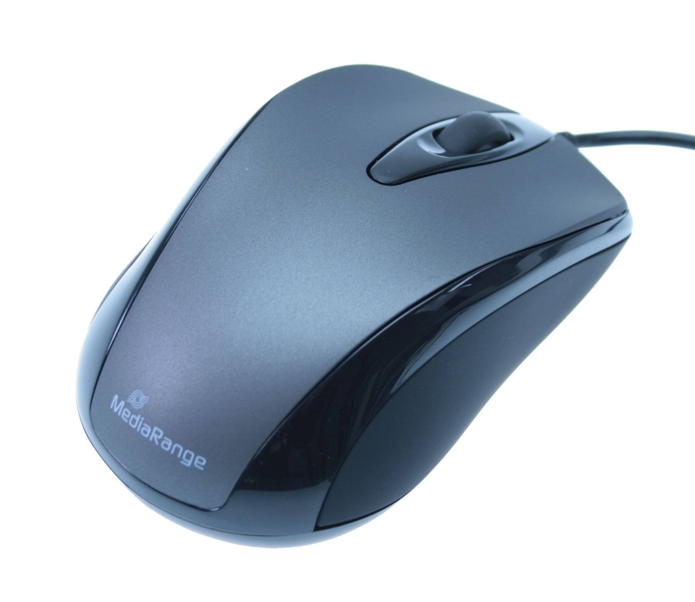 MEDIARANGE Maus - optisch - 3 Tasten - kabelgebunden-3