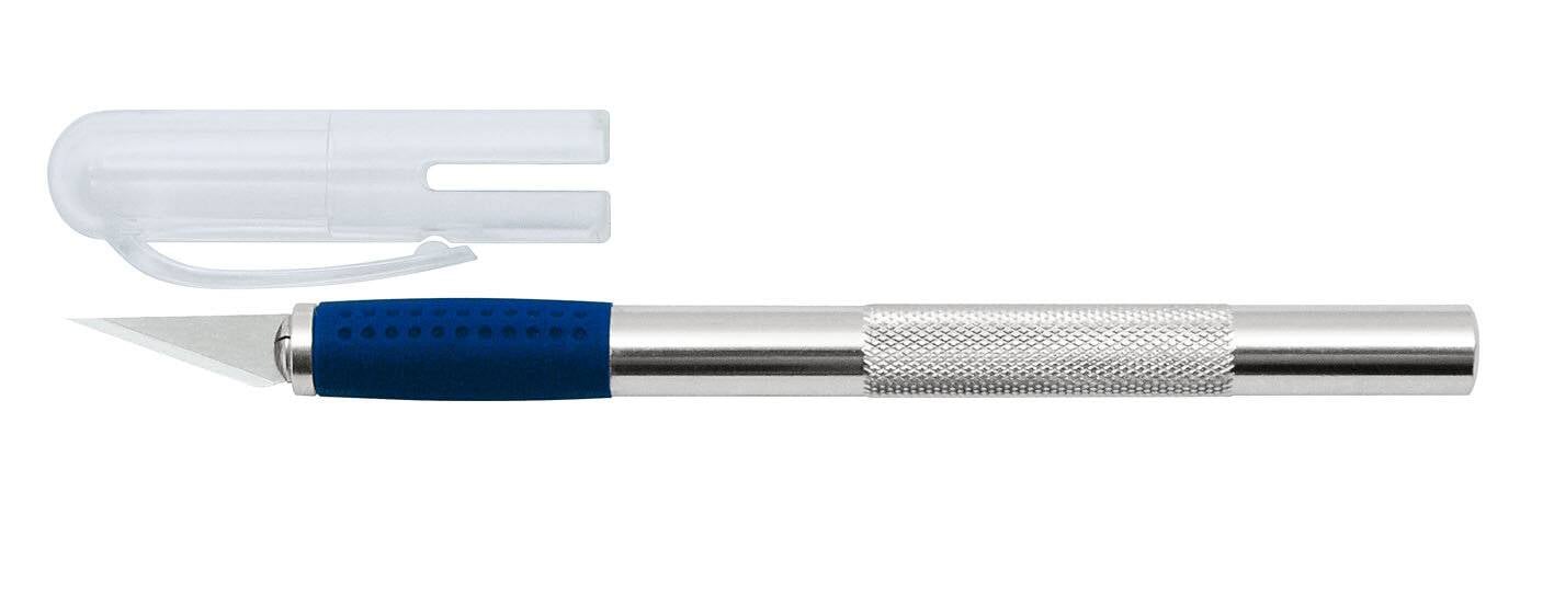 WEDO Skalpell 78621 15cm silber/blau +3Klingen-2