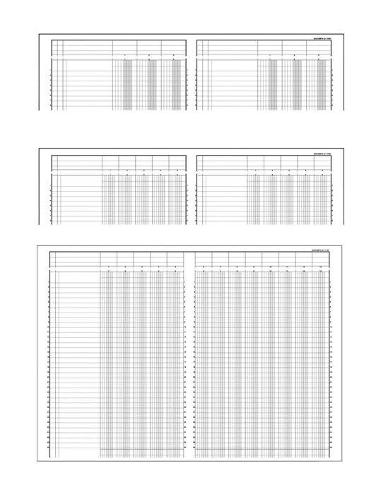Exacompta Kolonnenbuch 17060E DIN A4 6Spalten/1Seite 40Blatt-4