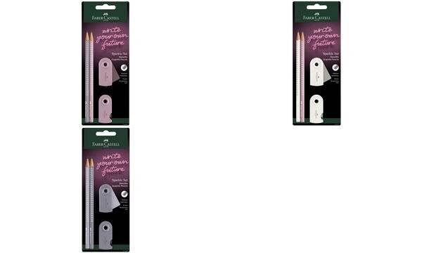 FABER-CASTELL 218480, Mehrfarbig, Rose, Dreieckig, Sichtverpackung, 2 Stück(e), Deutschland, PVC-2