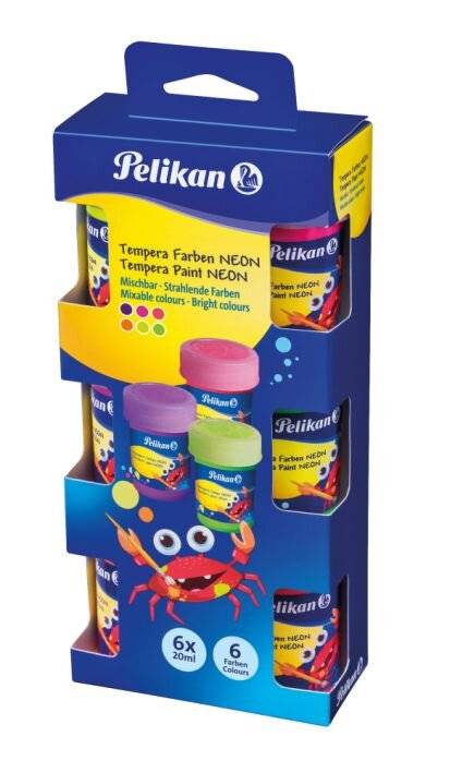 Schulmalfarben VE=6 Farben 20ml neon-1