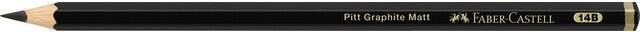 FABER-CASTELL Bleistift PITT GRAPHITE Matt, Härtegrad: 14B-1