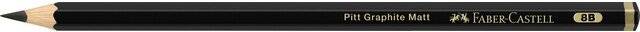 FABER-CASTELL Bleistift PITT GRAPHITE Matt, Härtegrad: 8B-1
