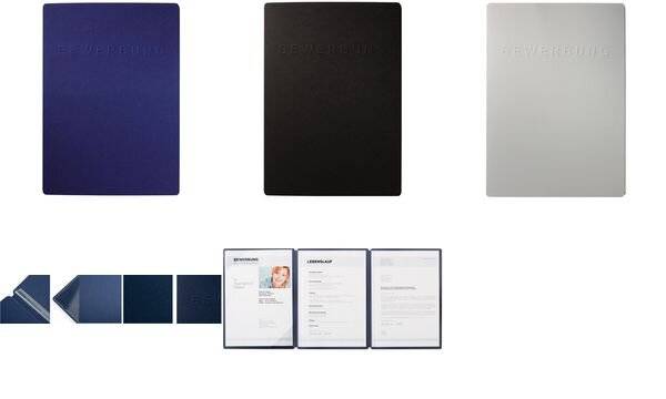PAGNA Bewerbungsmappe "SHIFT", DIN A4, dunkelblau (64413402)-2