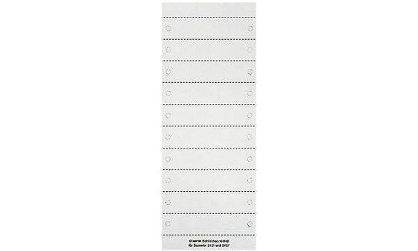 LEITZ Blanko-Beschriftungsschildchen für Stehsammler 2427-2