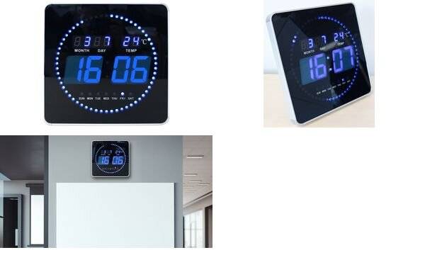 UNILUX LED-Uhr FLO 400124566 schwarz-3