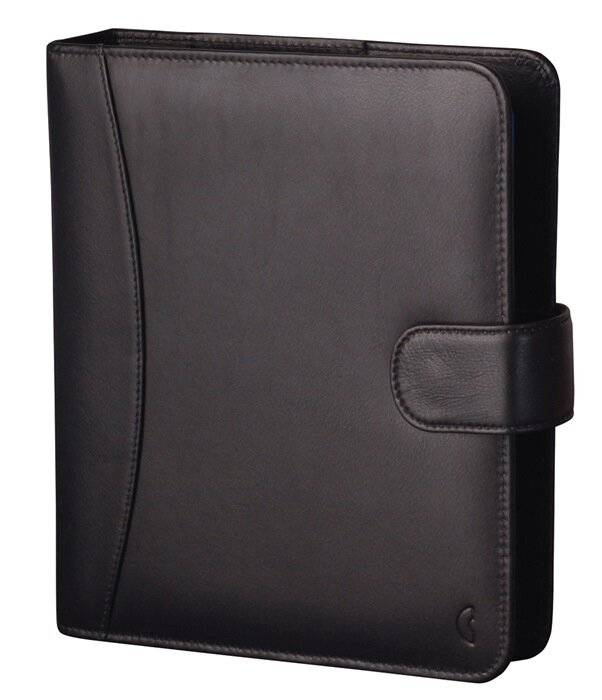 Timer Compact 22x24cm Vollrindleder schwarz-3