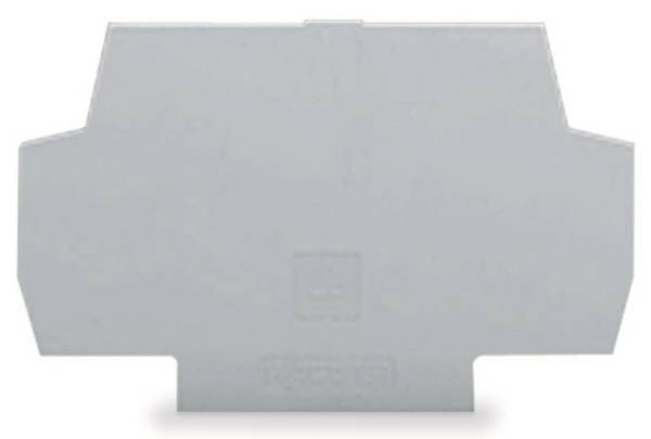 WAGO Abschluss- und Zwischenplatte,1 mm dick,grau