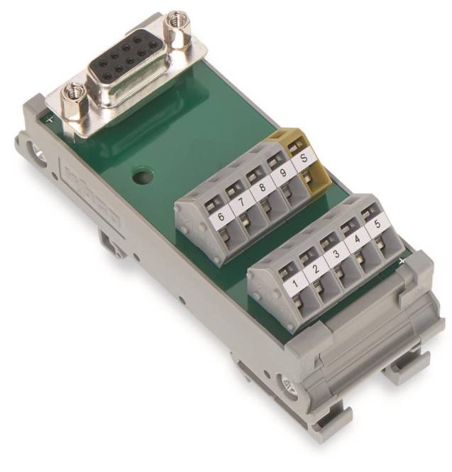WAGO 289-575 Übergabemodul, Sub-Min-D,Buchsenleiste-0