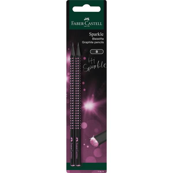FABER-CASTELL - Bleistiftset Sparkle Midnight BK 2BS