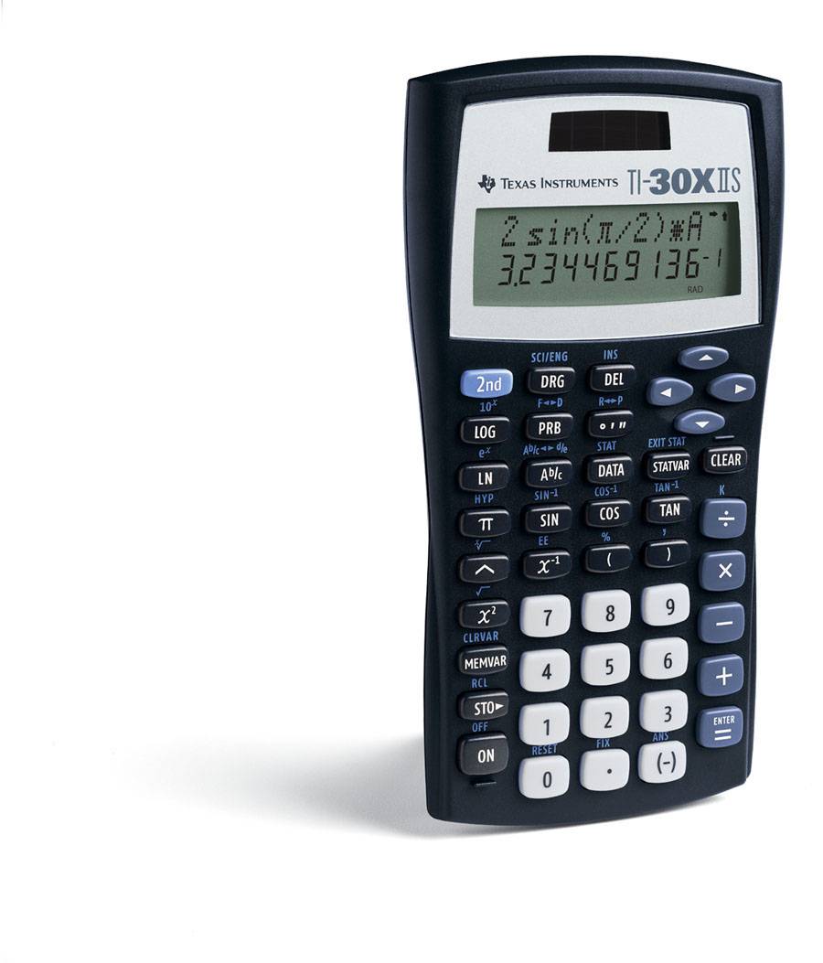 Texas Schulrechner TI-30 X II S Battery Multimedia-Technik Taschenrechner-0