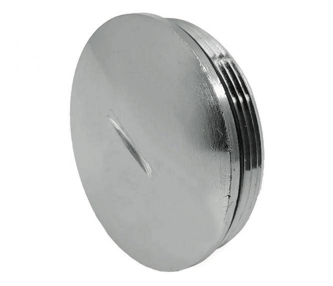 Plica Blindstopfen m 16 Messing vernickeltrund m. Schlitz BLISTO M16 MS - Zubehö-0