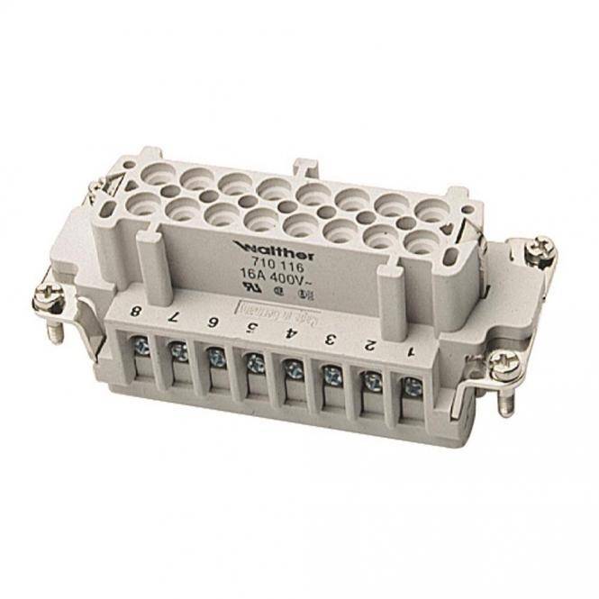 Walther Buchseneinsatz 710116 16polig-0
