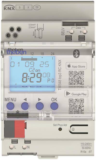 THEBEN - Digitale Zeitschaltuhr TR 648 top3 RC KNX-0