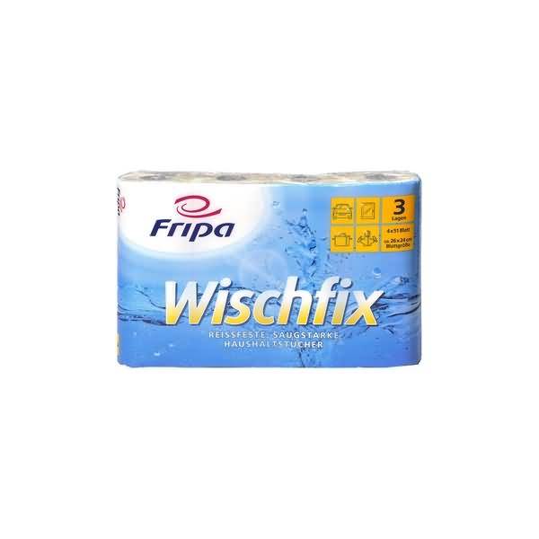 Küchenrolle Wischfix 3-lagig weiß 51 Blatt VE=4 Stück-0