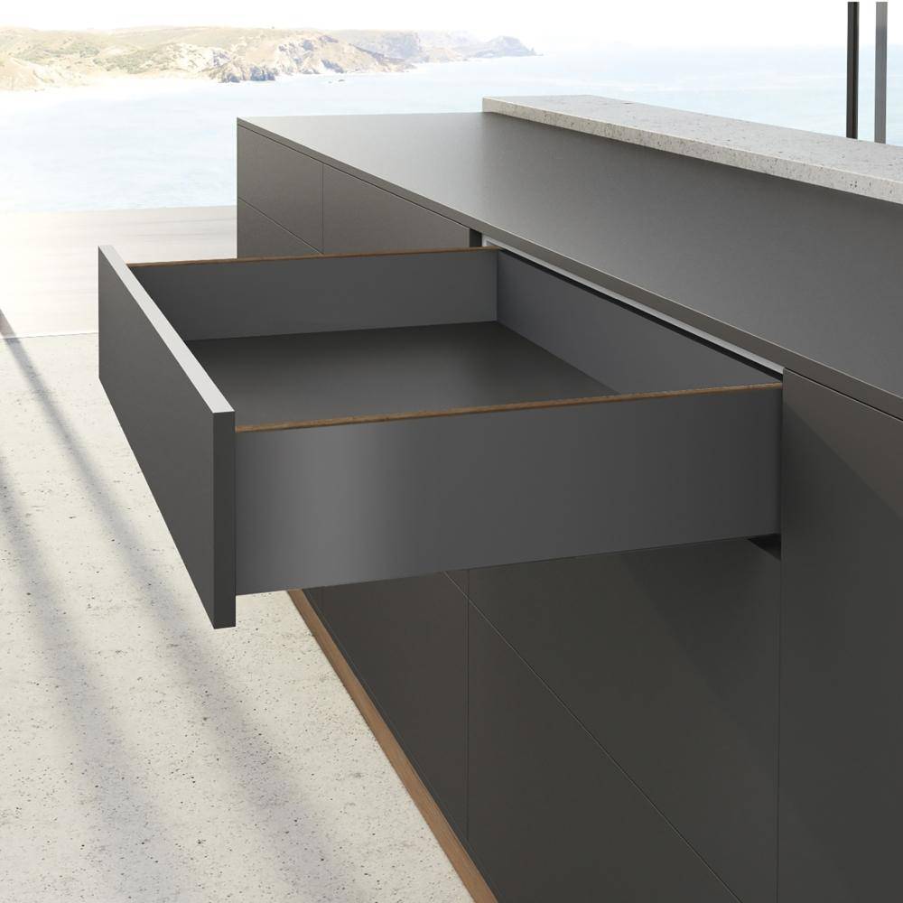 HETTICH Schubkastenzarge AvanTech YOU Set 350mm H139mm links und rechts anthrazit-2