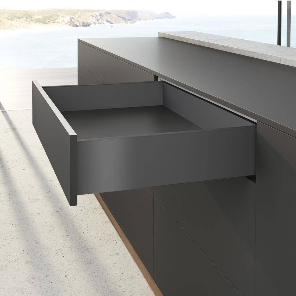 HETTICH Schubkastenzarge AvanTech YOU Set 350mm H139mm links und rechts anthrazit-3