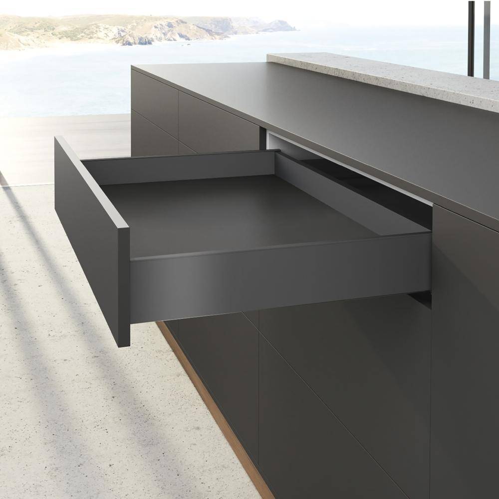HETTICH Schubkastenzarge AvanTech YOU Set 450mm H101mm links und rechts anthrazit-2