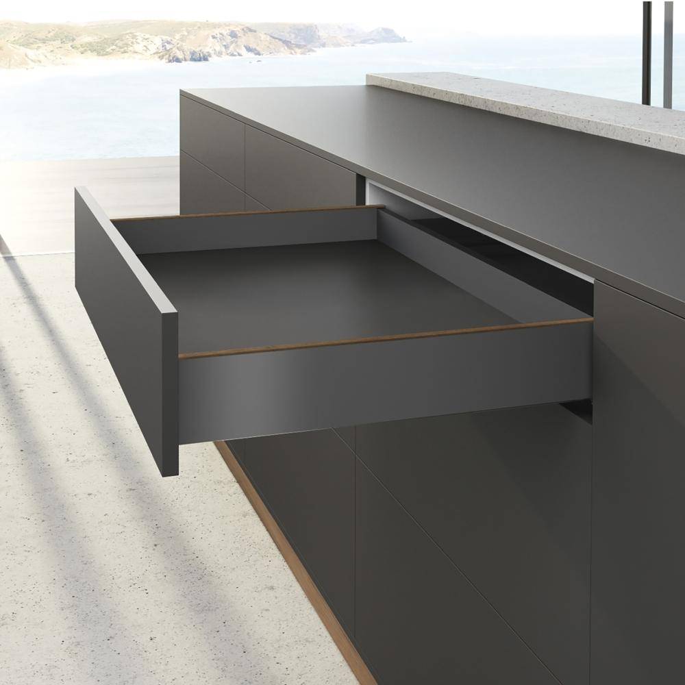 HETTICH Schubkastenzarge AvanTech YOU Set 450mm H101mm links und rechts anthrazit-4