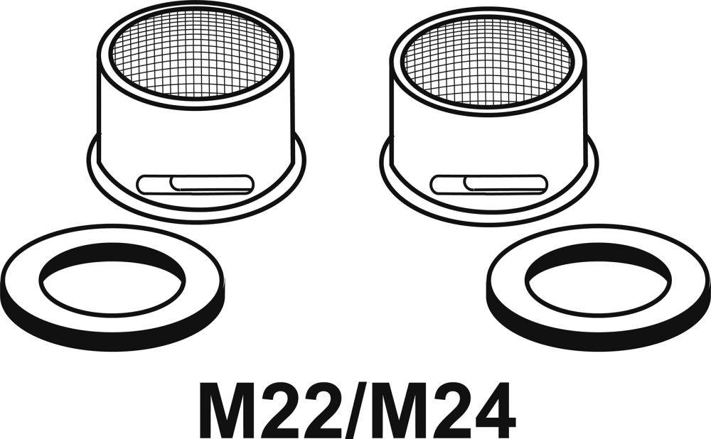 Mischdüsen-Einsatz, für M22/M24 (2x)-2