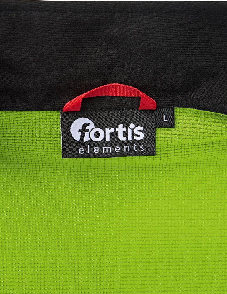 Tech-Fleecejacke lime/schwarz meliert Gr. 3XL Fortis Elements-3