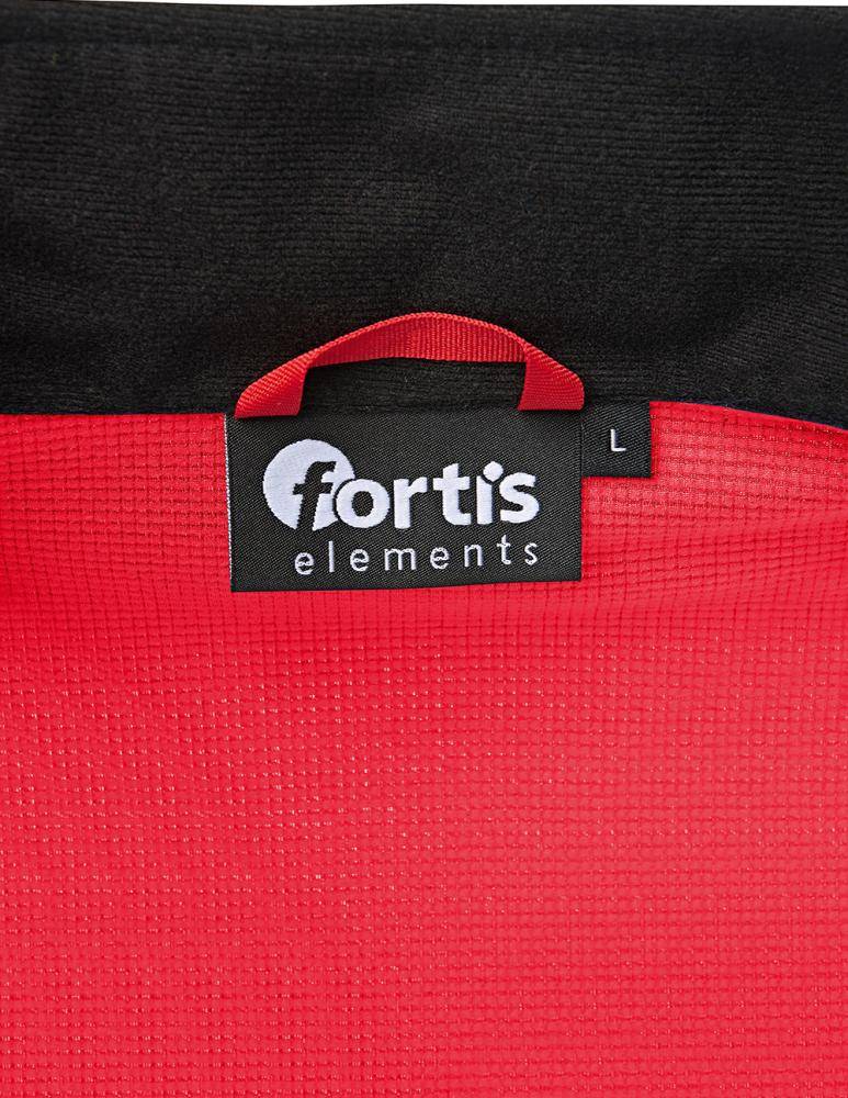 Tech-Fleecejacke rot/schwarz meliert Gr. 3XL Fortis Elements-3