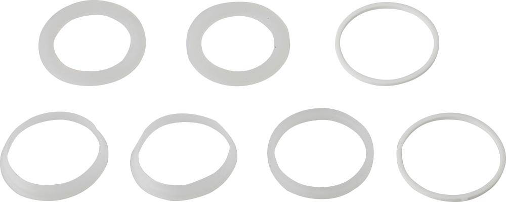 Siphondichtung-Sortiment Silikon, 1 1/2" x 40 mm, für Spültisch (7x)-0