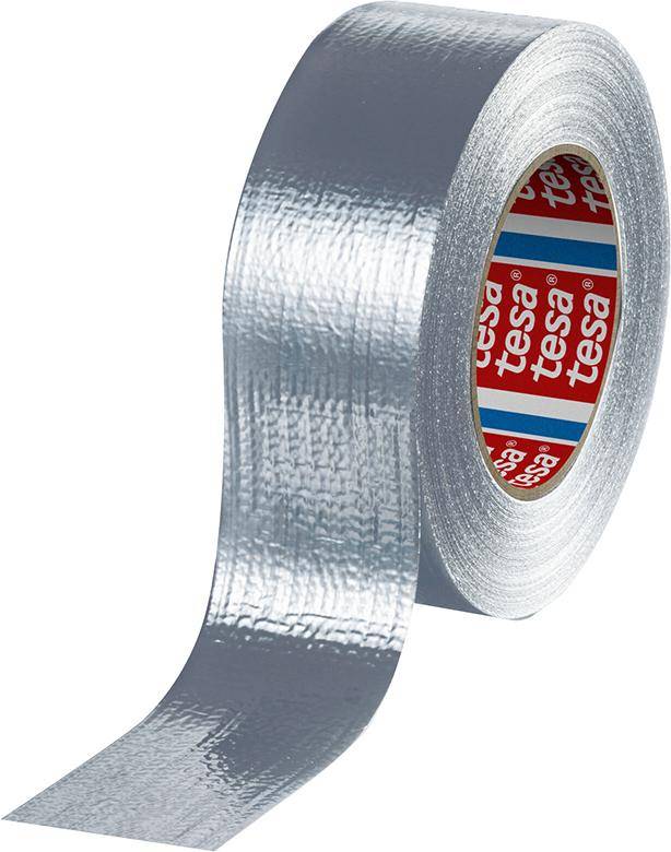 TESA 60462 Duct Tape 50mx50mm recycelter Träger silber-grau-0
